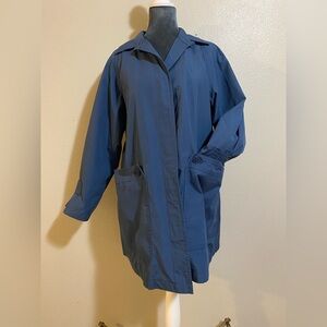 London Fog Blue Coat detachable inner liner.